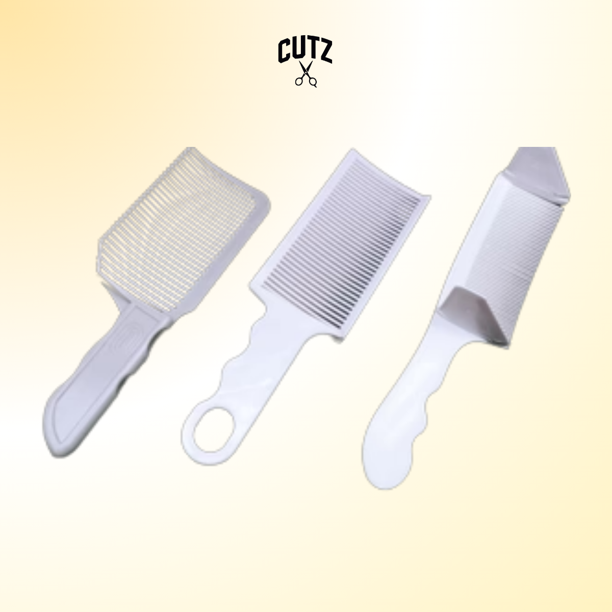 1/2/3Pcs Barber Hair Comb Kit Flat Top Hair Cutting Fading Stying Fade Comb  Men Fade Brush Salon Hair Tool Accessories