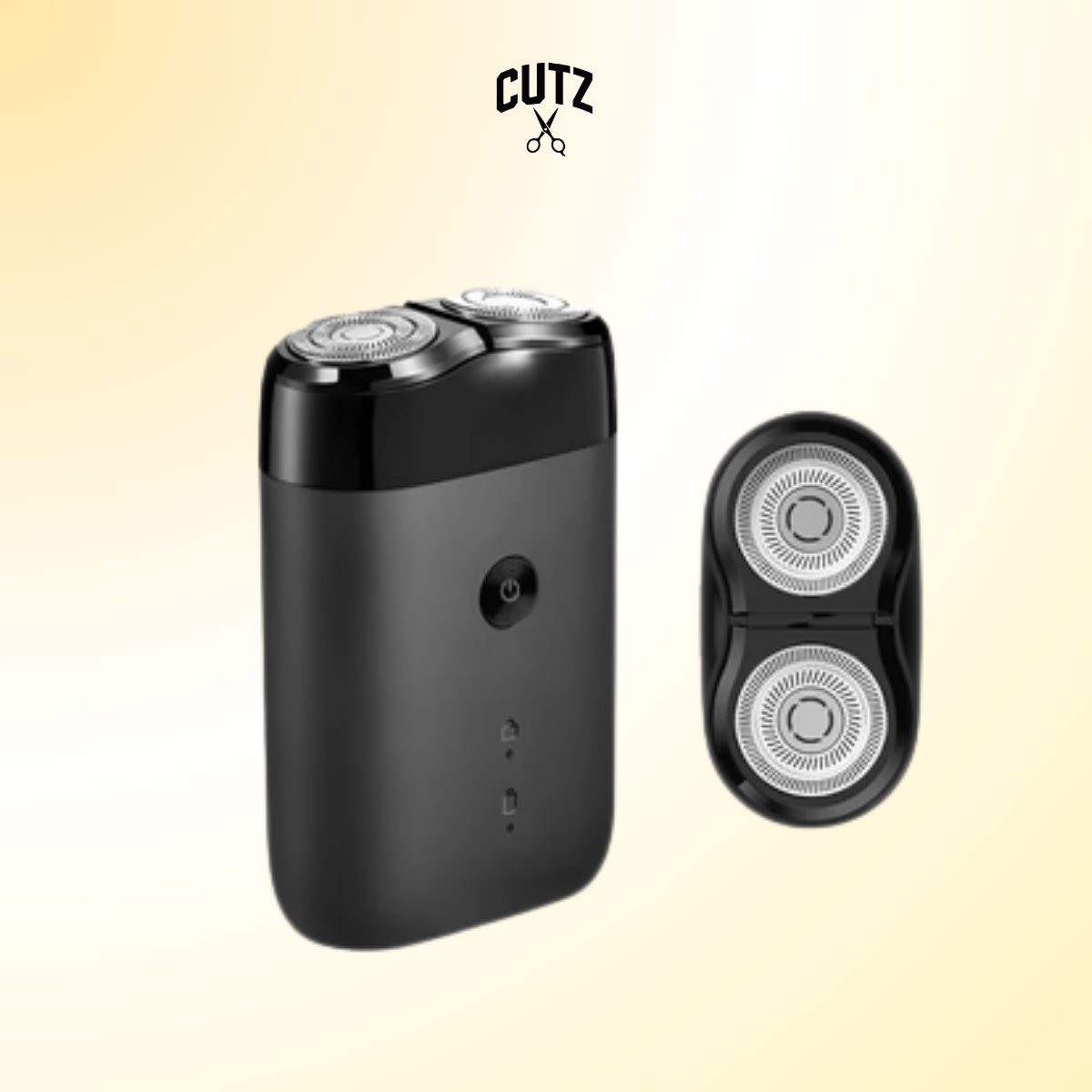 Original Xiaomi Electric razor Shaver rotating double head Full body wash Type-c charge silent motor double safe protection
