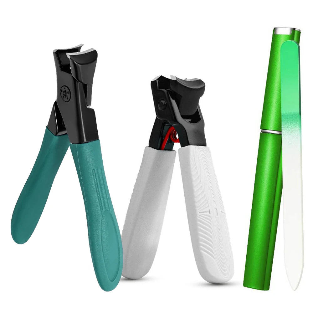 2023 Newest Anti-Splash Nail Clippers Single Nail Clipper Thick Hard Special Nail Trimmer Large Size Household Thick Nails