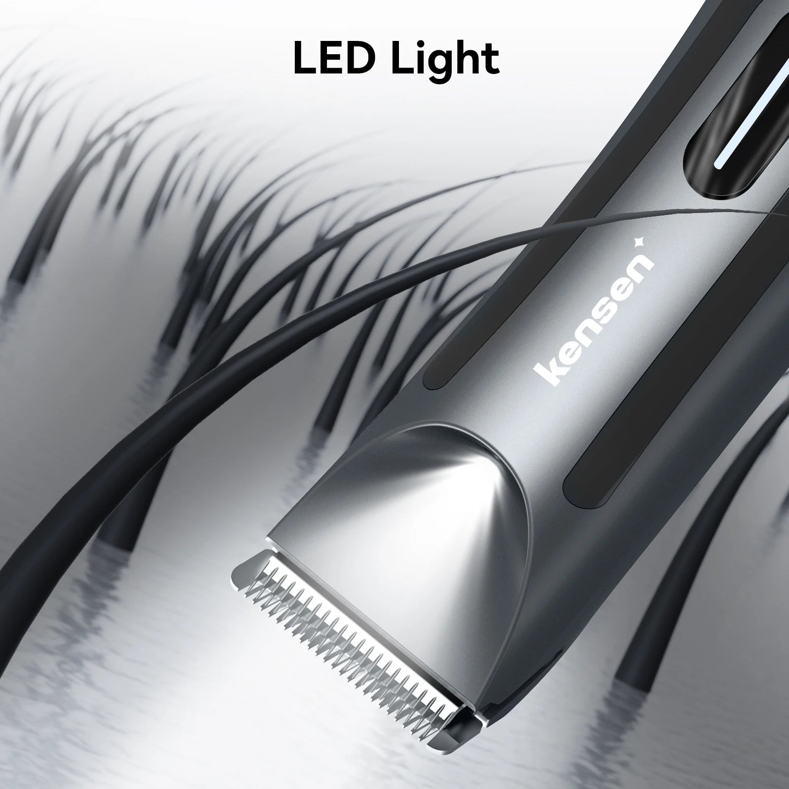 Kensen S10 Electric Groin Hair Trimmer for Men Body Groomer Pubic Waterproof Hair Trimmer Replaceable Ceramic Blade Beard Shaver